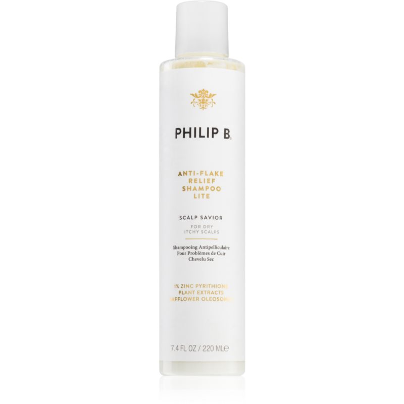 Philip B. Anti-Flake Relief заспокоюючий шампунь для подразненої та схильної до свербіння шкіри 220 мл