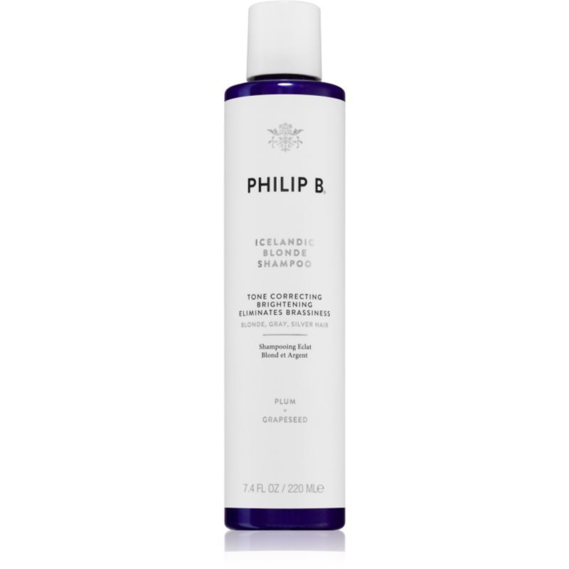 Philip B. Icelandic Blonde shampoo for blonde and grey hair 220 ml
