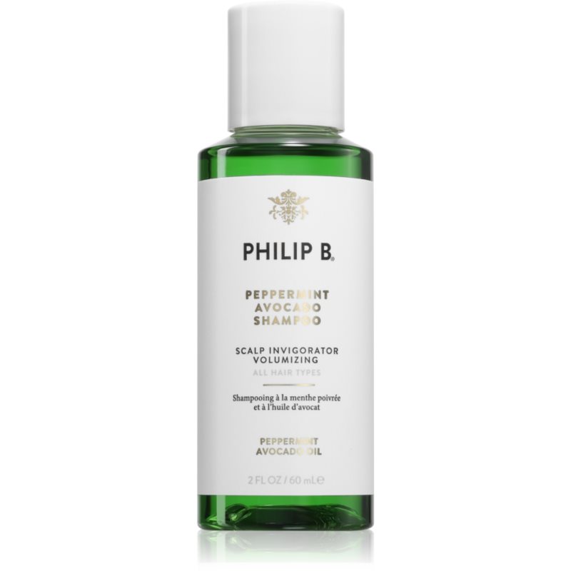 Philip B. Peppermint Avocado osvěžující šampon 60 ml