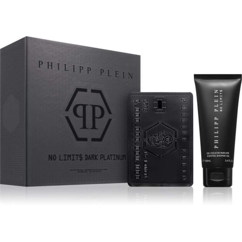 Philipp Plein No Limit$ Dark Platinum gift set for men 1 pc