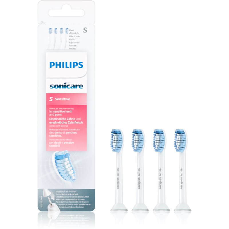 Philips Sonicare Sensitive Standard HX6054/07 náhradní hlavice pro zubní kartáček White 4 ks