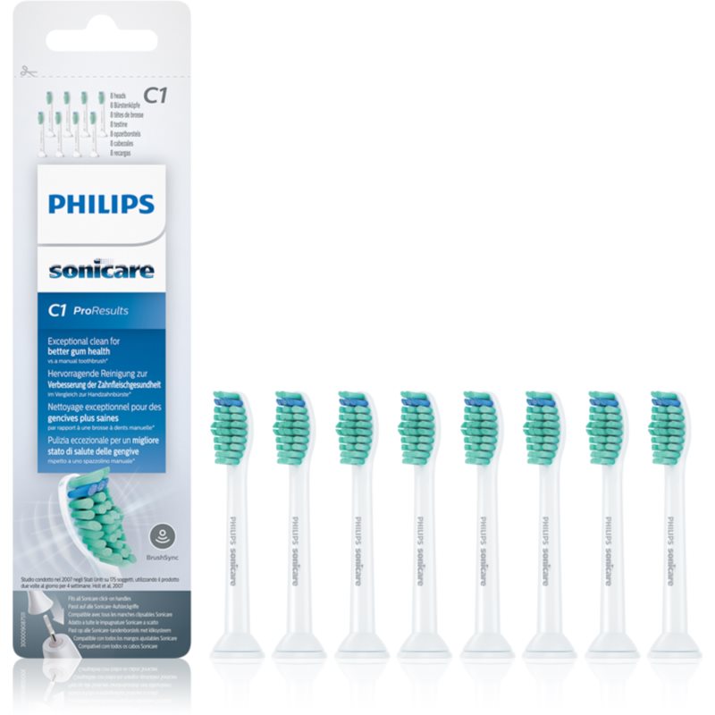 Philips Sonicare ProResults Standard HX6018/07 náhradní hlavice pro zubní kartáček HX6018/07 8 ks