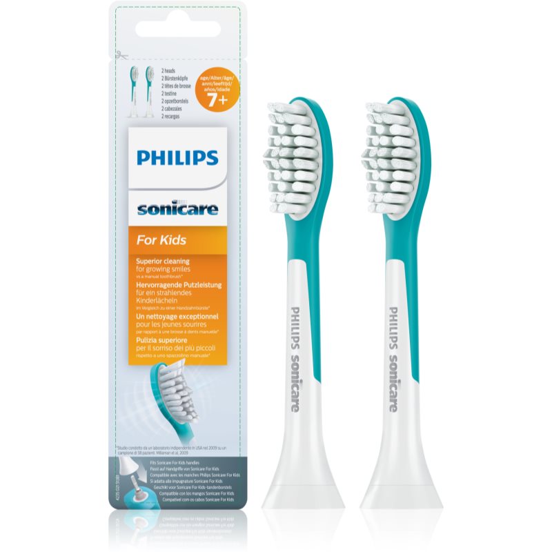 Philips Sonicare For Kids 7+ Standard HX6042/33 toothbrush replacement heads for children HX6042/33 