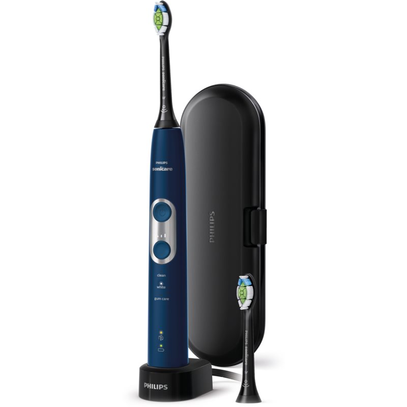 Philips Sonicare 6100 HX6871/47 Sonic Electric Toothbrush Navy Blue 1 Pc
