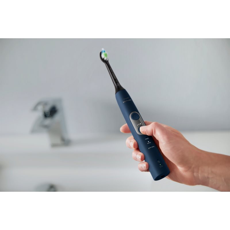 Philips Sonicare 6100 HX6871/47 Sonic Electric Toothbrush Navy Blue 1 Pc