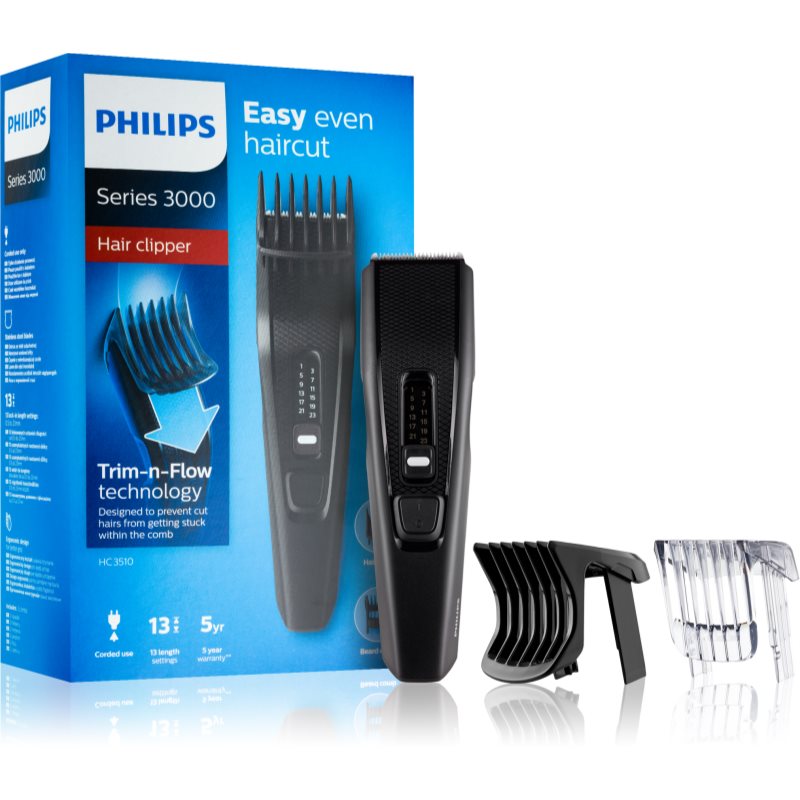 

Philips Hair Clipper HC3510/15 машинка для стрижки волосся та вусів HC3510/15