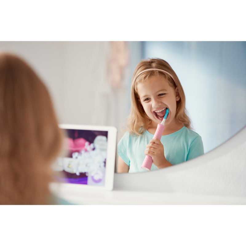 Philips Sonicare For Kids HX6352/42 Kids' Sonic Electric Toothbrush With Bluetooth Pink 1 Pc