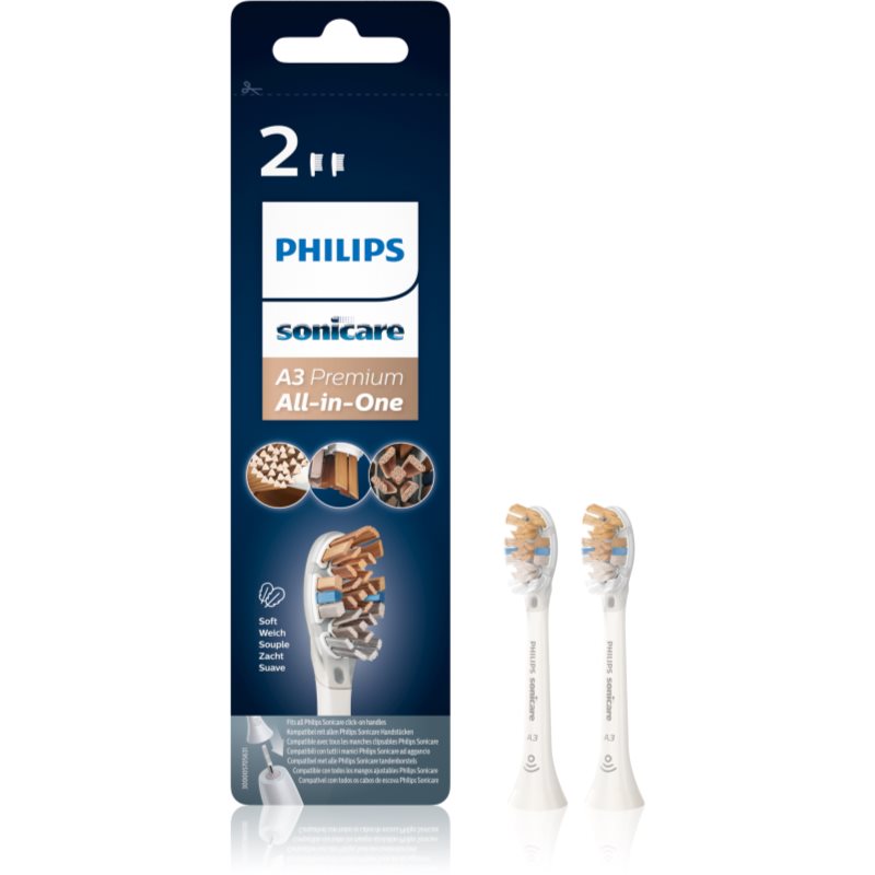 Philips Sonicare Prestige HX9092/10 Toothbrush Replacement Heads 2 Pc
