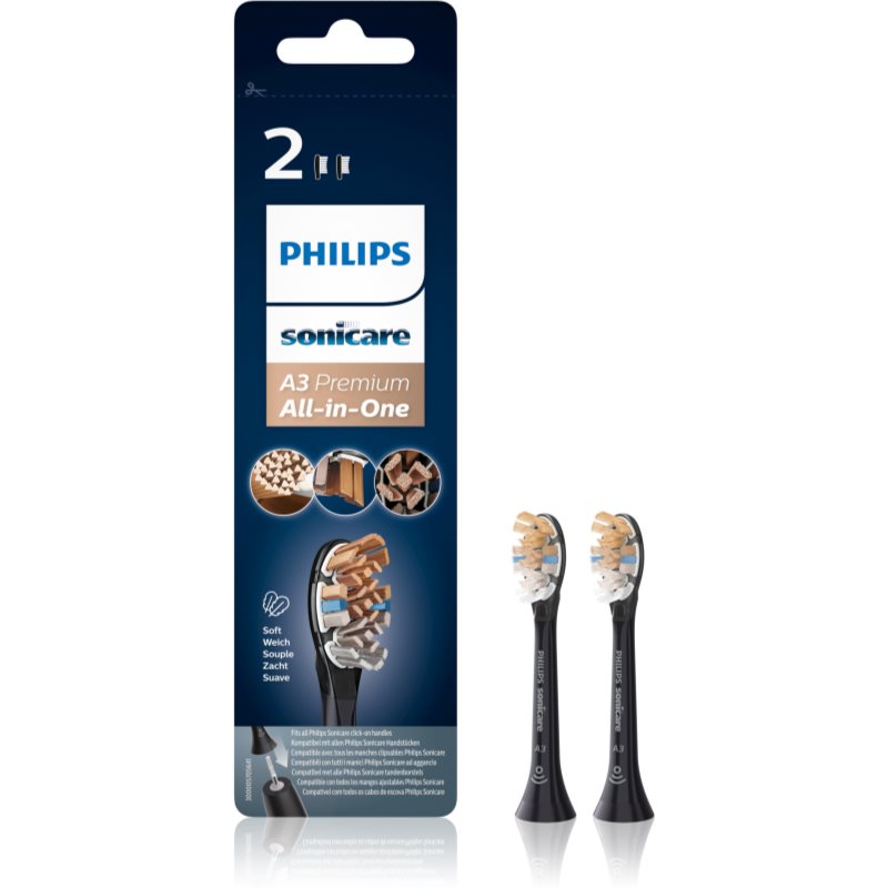 Philips Sonicare Prestige HX9092/11 Toothbrush Replacement Heads 2 Pc