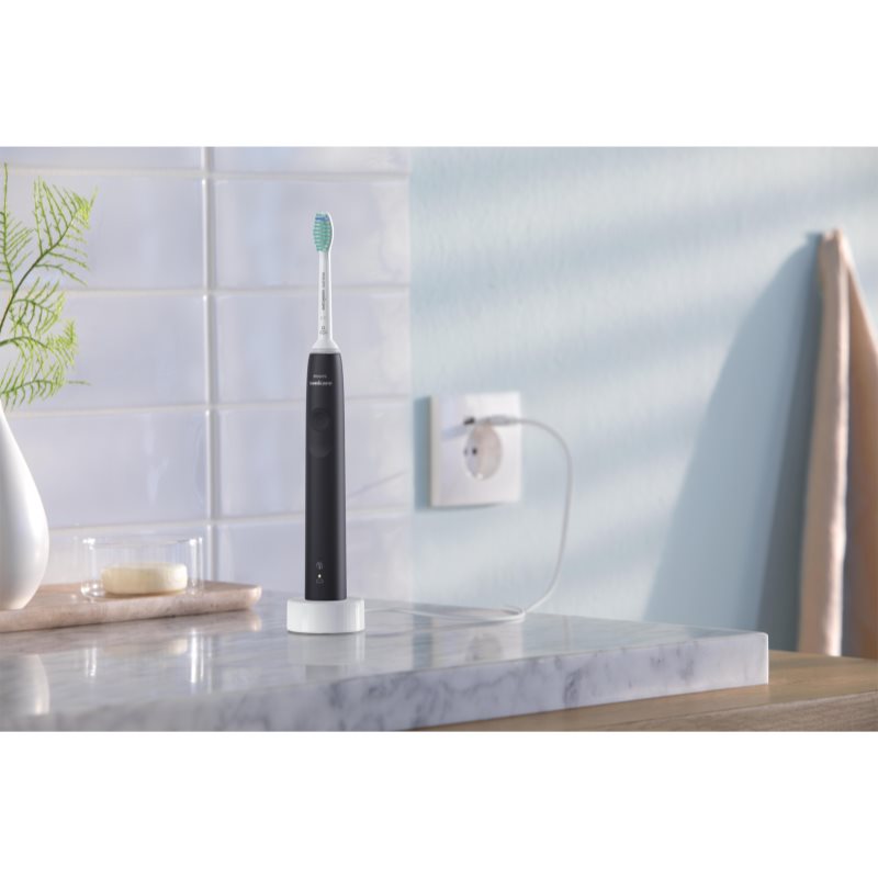 Philips Sonicare 3100 HX3673/14 sonická elektrická zubná kefka Black 1 ks.