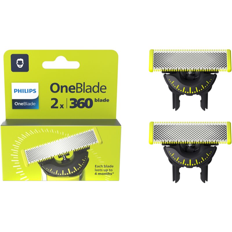 Philips OneBlade 360 QP420/50 pakaitiniai peiliukai for OneBlade 360 2 vnt.