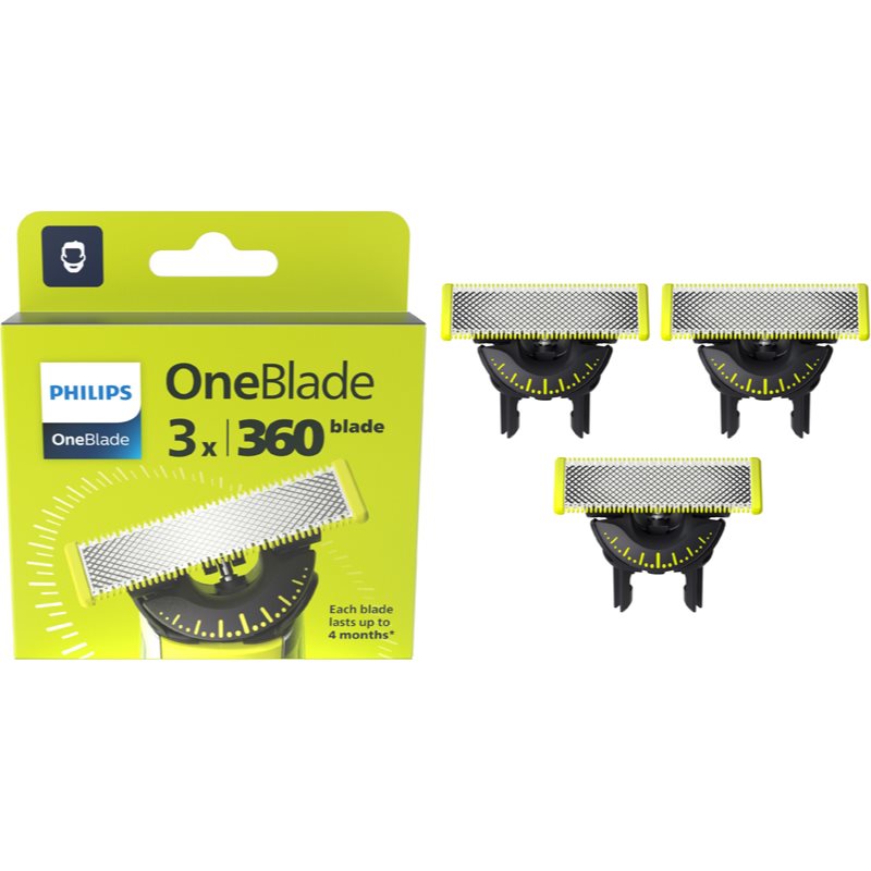 Philips OneBlade 360 QP430/50 replacement blades for Philips OneBlade 3 pc
