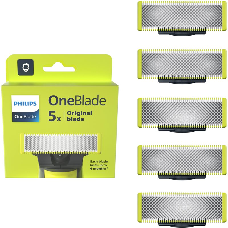 Philips OneBlade QP250/50 Резервни остриета for Philips OneBlade 5 бр.
