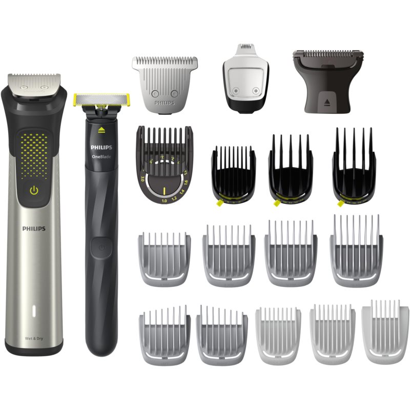 Philips Series 9000 MG9553/15 tondeuse multifonction + OneBlade Face male