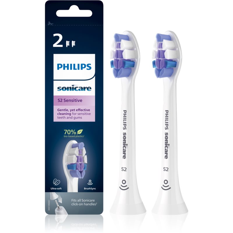 Philips Sonicare Sensitive Standard HX6052/10 toothbrush replacement heads 2 pc
