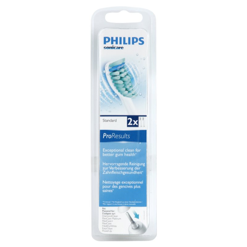 Philips Sonicare ProResults Standard HX6012/07 Toothbrush Replacement Heads 2 Pc