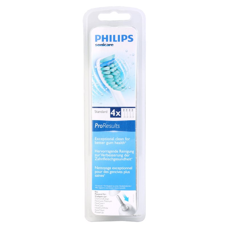 Philips Sonicare ProResults Standard HX6014/07 Toothbrush Replacement Heads HX6014/07 4 Pc