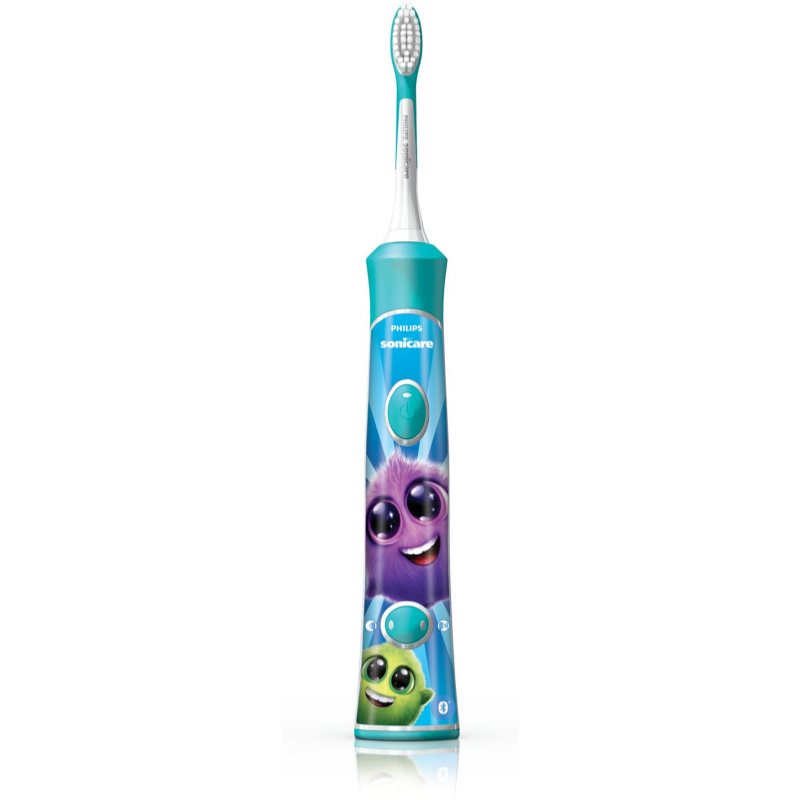 Philips Sonicare For Kids 3+ HX6322/04 kids' sonic electric toothbrush with Bluetooth Aqua 1 pc
