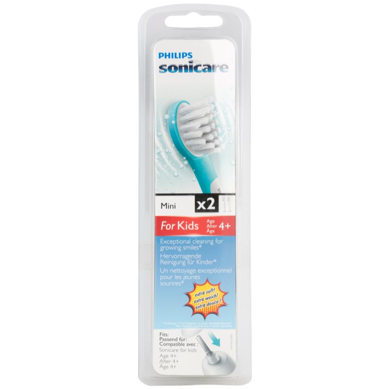 Philips Sonicare For Kids 3+ Compact HX6032/33 Toothbrush Replacement Heads For Children 2 Pc