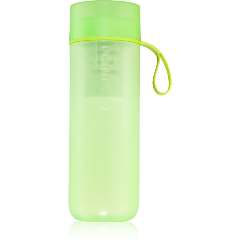 E-shop Philips AquaShield GoZero Adventure filtrační láhev barva Lime 590 ml