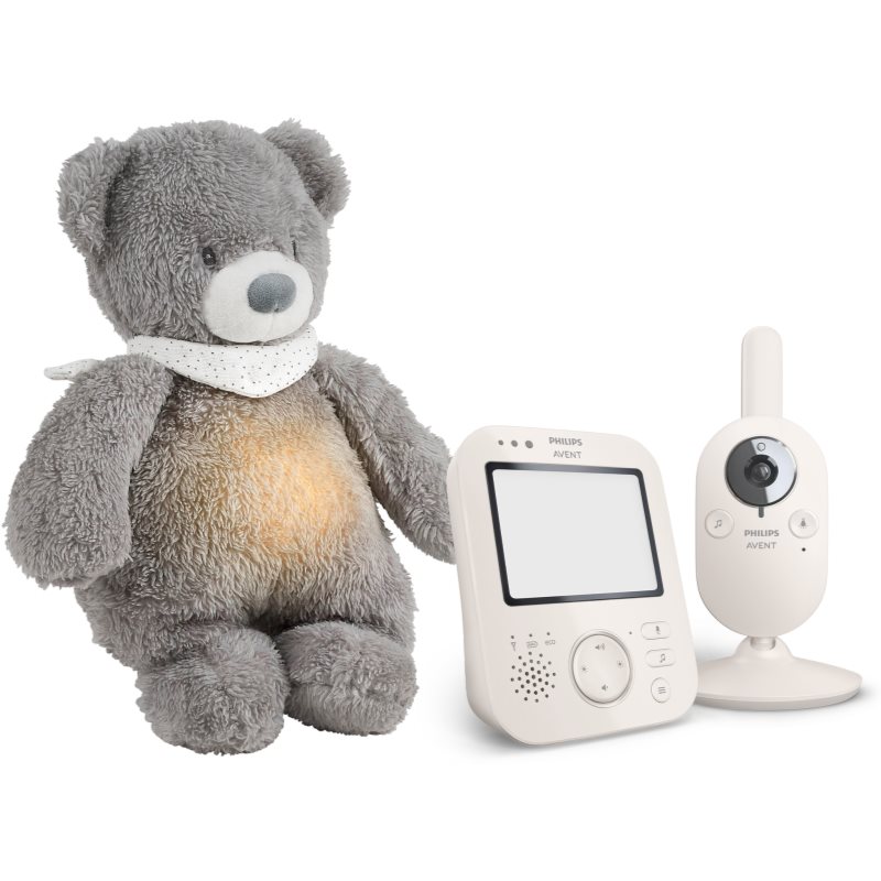 Philips avent baby monitor scd891/26+nattou sleepy bear grey ajándékszett 0 m+(újszülötteknek)