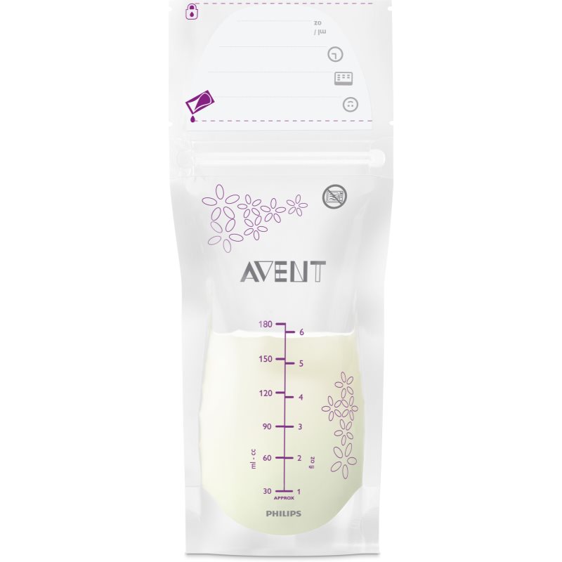 Philips Avent Breastmilk Storage Bags Pouch For Breast Milk Storage 25x180 Ml