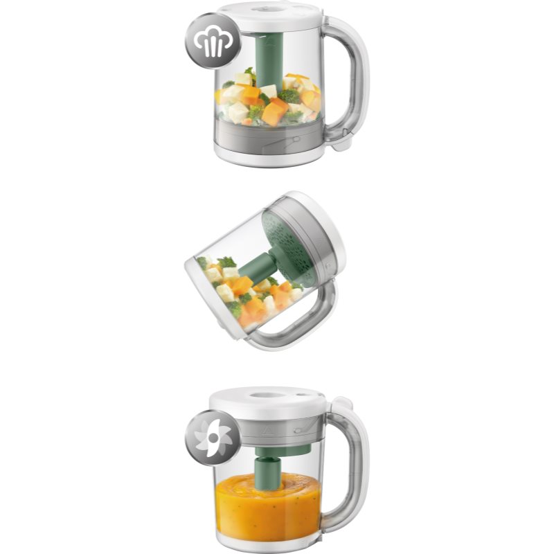 Philips Avent Combined Baby Food Steamer And Blender SCF885 Steam Pot And Mixer 4-in-1