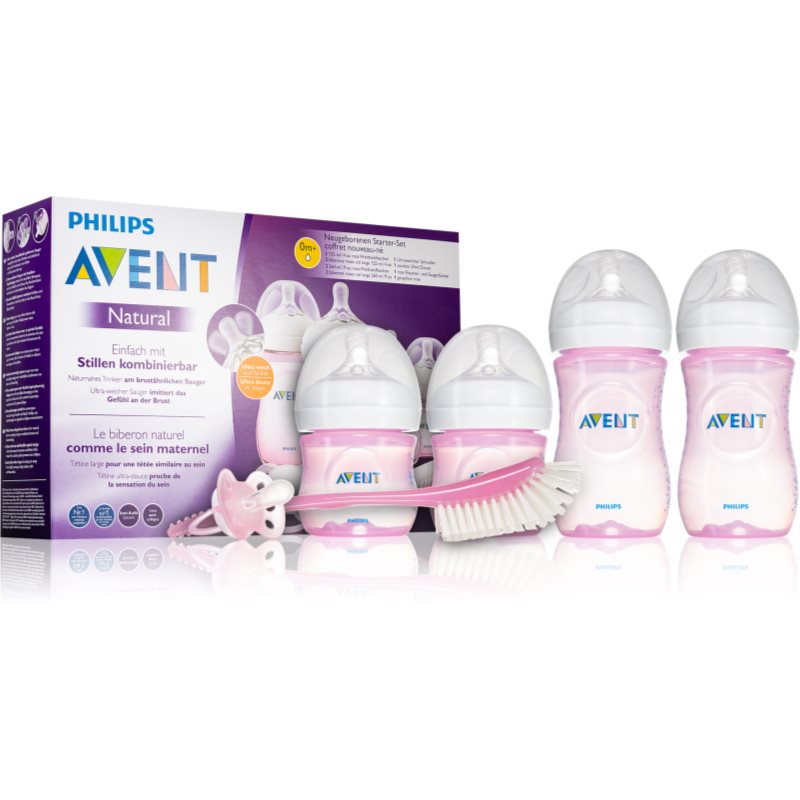 

Philips Avent Natural 2.0 Newborn подарунковий набір для малюків до року Pink