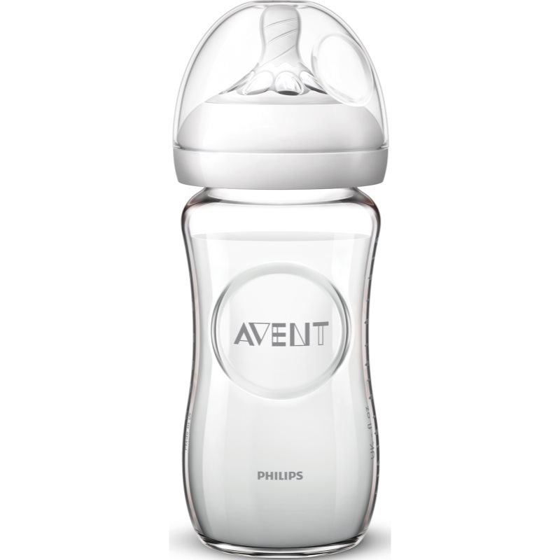 Philips Avent Natural Glass dojčenská fľaša pre dojčatá 1m+ 240 ml