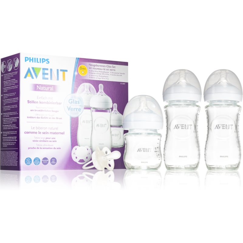 

Philips Avent Natural 2.0 Newborn подарунковий набір для малюків до року Glass