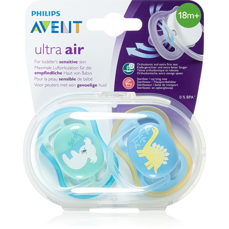 

Philips Avent Soother Ultra Air 18m+ пустушка Mix 1