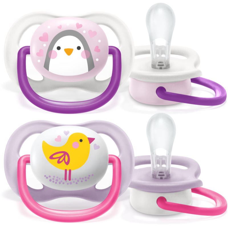 Philips Avent Ultra Air 0-6 M пустушка Girl 2 кс