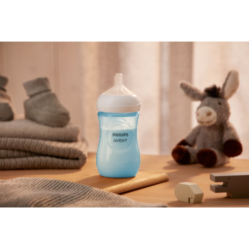 Philips Avent Natural Response 1 M+ Baby Bottle Blue 260 Ml