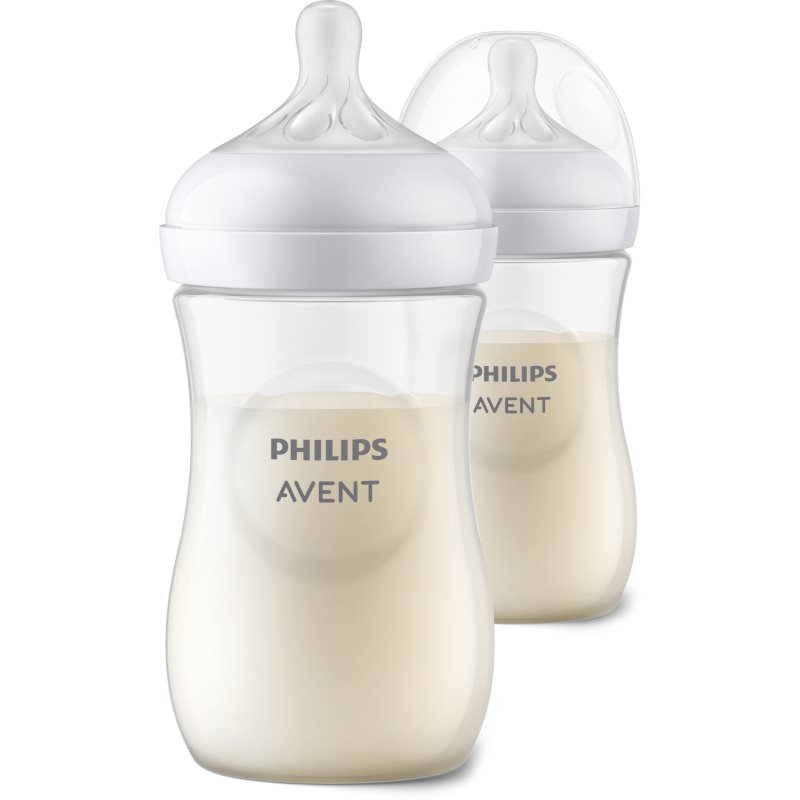 Philips Avent Natural Response Baby Bottle steklenička za dojenčke 1 m  2x260 ml