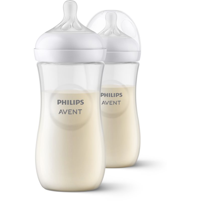 Philips Avent Natural Response Baby Bottle бебешко шише 3 m  2x330 мл.