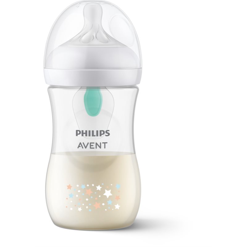 Philips Avent Natural Response AirFree Vent Baby Bottle 1 M+ Bear 260 Ml
