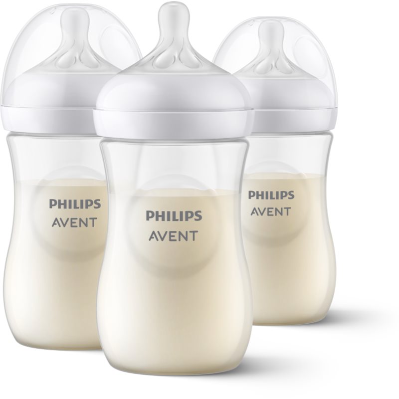 Philips Avent Natural Response Baby Bottle бебешко шише 1 m  3x260 мл.