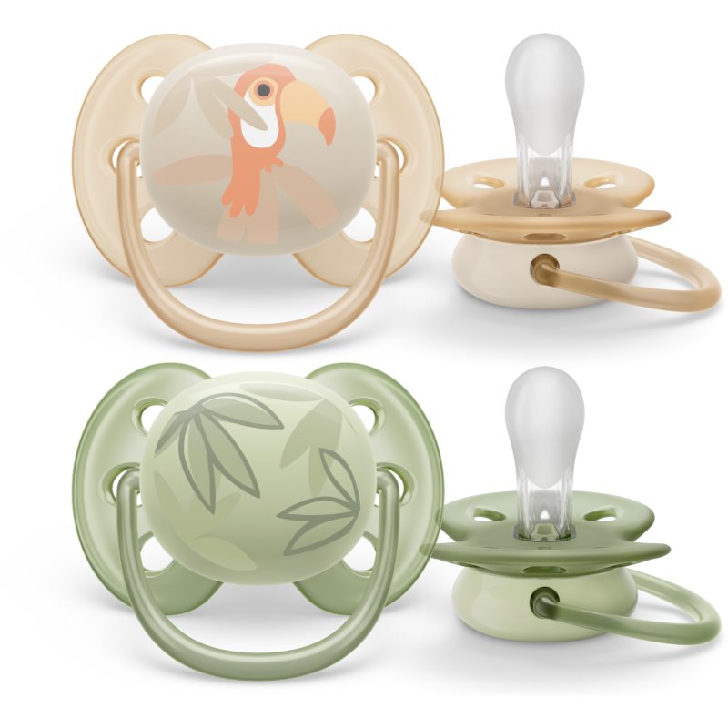 Philips Avent Ultrasoft Premium 0-6m Dummy Animal Boy 2 Pc