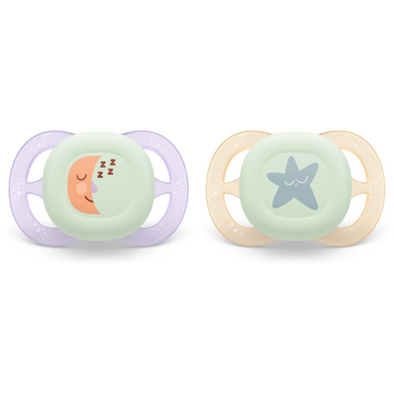 Philips Avent Ultrastart Night 0-2 m napp Girl 2 st. unisex