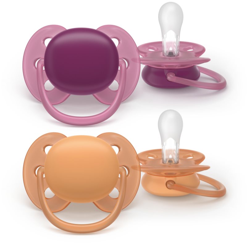 Philips Avent Ultrasoft SCF093/03 18+m dudlík Girl 2 ks