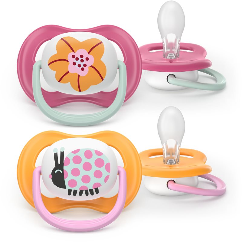 Philips Avent Ultra Air SCF080/27 6-18 m dudlík Girl 2 ks