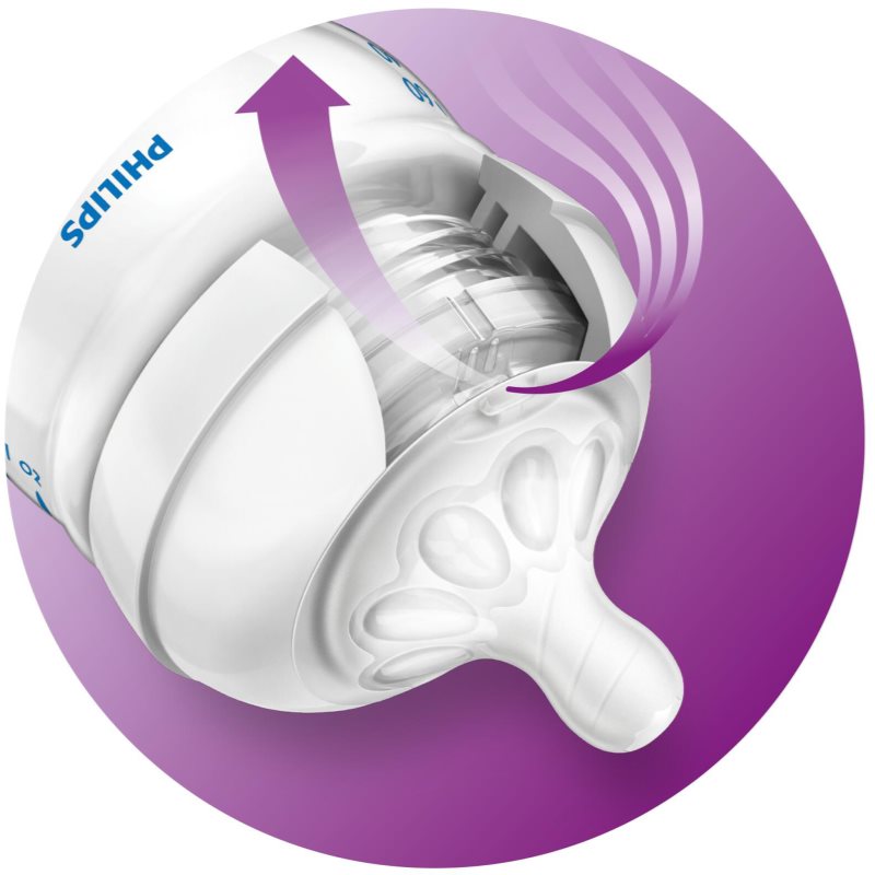 Philips Avent Natural SCF039/17 kojenecká láhev First Flow, 0 m 60 ml (obrázek 3)
