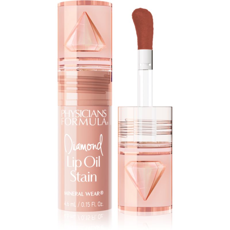 Physicians Formula Mineral Wear® Diamond Lip Oil Stain olio tonificante per le labbra colore Natural Nude 4.6 ml