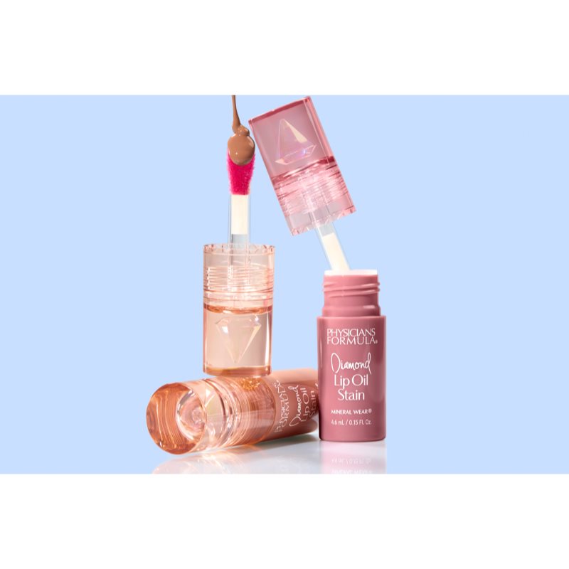Physicians Formula Mineral Wear® Diamond Lip Oil Stain tönendes Lippenöl Farbton Natural Nude 4.6 ml (Bild 5)