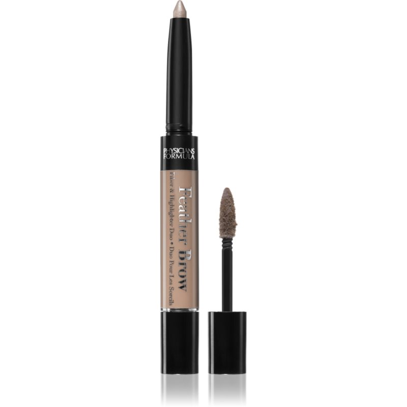 

Physicians Formula Feather Brow олівець та гель для брів відтінок Light Brown
