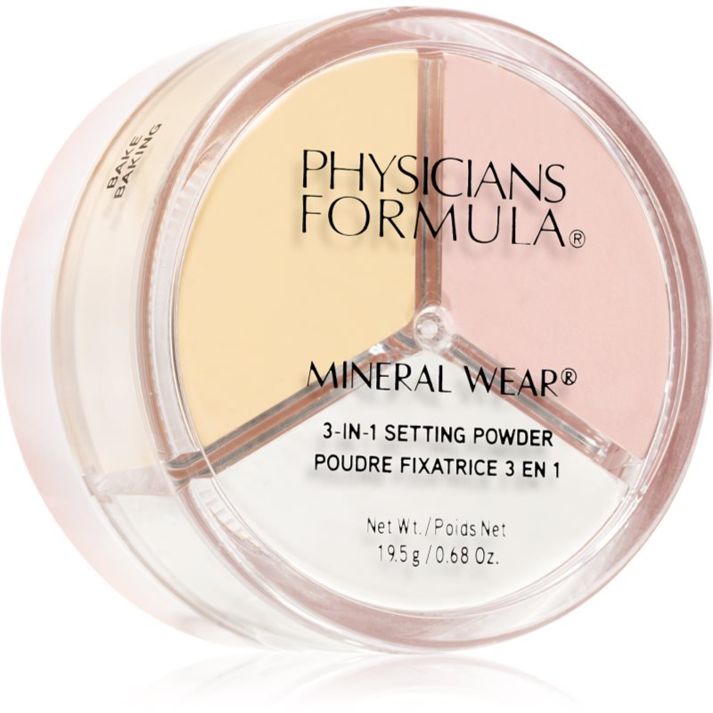 Physicians Formula Mineral Wear® mineralinė pudra „trys viename“ 19.5 g