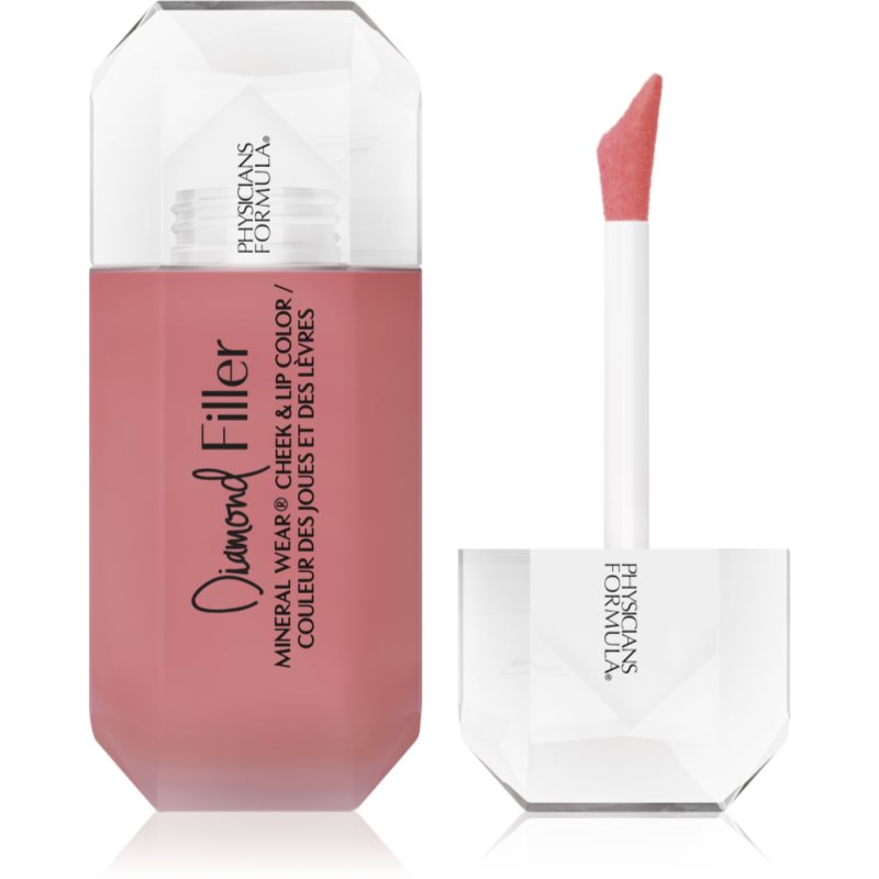 Physicians Formula Mineral Wear® Diamond Filler rtěnka na rty a tváře odstín Radiant Pink 7,3 ml