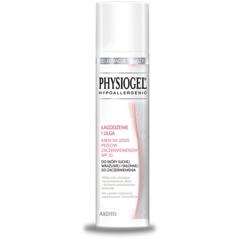 Physiogel Hypoallergenic Creme gegen Erröten und vergrößerte Adern für trockene bis empfindliche Haut 40 ml