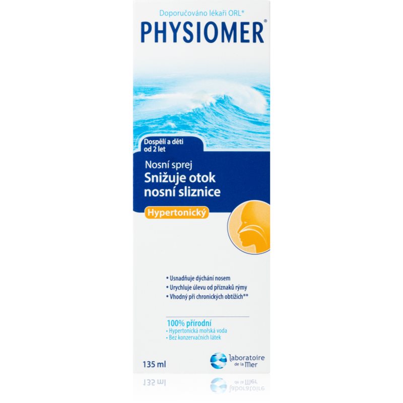 Physiomer Physiomer hypertonický nosný sprej pri nádche a prechladnutí 135 ml kúpite na Notino.sk
