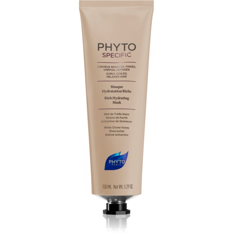 Phyto Specific Rich Hydrating Mask поживна маска для хвилястого та кучерявого волосся 150 мл